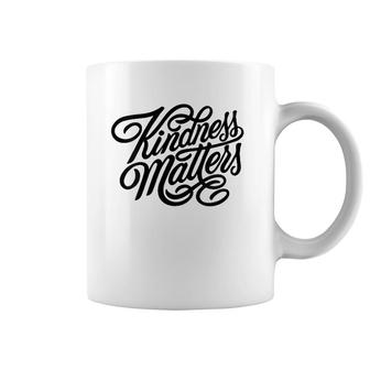 Kindness Matters V-Neck Coffee Mug | Mazezy