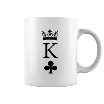 King Of Clubs For Valentine Matching Couple Coffee Mug | Mazezy