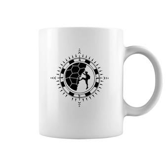 Kompas Design Climb Climber Gift Coffee Mug | Mazezy