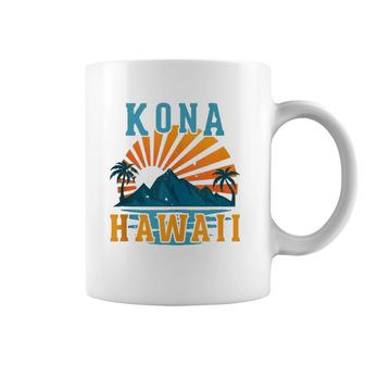 Kona Hawaii Sunset Beach Ocean Coffee Mug | Mazezy
