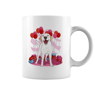 Labrador Retriever Dog Lover Heart Valentine's Day Gift Coffee Mug | Mazezy