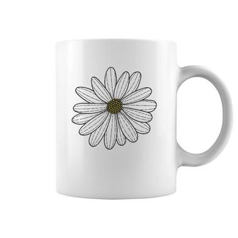 Ladies Daisy Graphic Garment Coffee Mug | Mazezy
