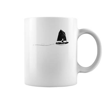 Laser Dinghy Sailing Upwind Speed Sail Boat Optimist Sailor Coffee Mug | Mazezy