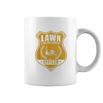 Lawn Enforcement Officer Coffee Mug | Mazezy