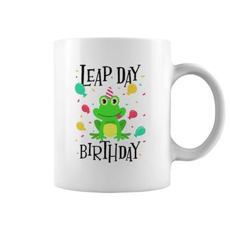 Leap Day Birthday Gift February 29Th Funny Leap Year Frog Coffee Mug | Mazezy