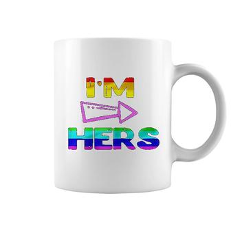 Lesbian Couple I Am Hers She Is Lgbt Coffee Mug | Mazezy