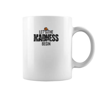 Let The Madness Begin College March Brackets Tournament Coffee Mug | Mazezy