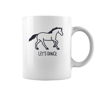 Let's Dance - Cute Equestrian Dressage Coffee Mug | Mazezy