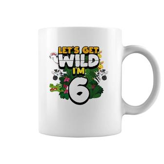 Let's Get Wild I'm 6 Safari Zoo Animal Squad 6Th Birthday Coffee Mug | Mazezy