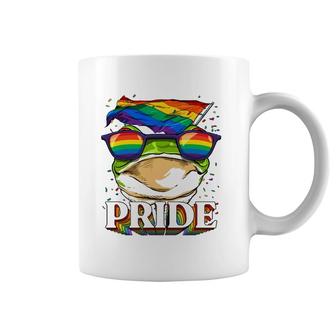 Lgbt Frog Gay Pride Lgbtq Rainbow Flag Sunglasses Coffee Mug