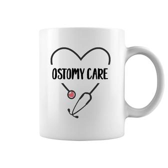 Love Nurse Heart Ostomy Care Wocn Certified Nurse Coffee Mug | Mazezy