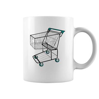 Love Shopping Supermarket Grocery Store Cart Coffee Mug | Mazezy