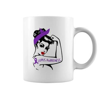 Lupus Awareness Mom Wear Purple For Life Coffee Mug | Mazezy