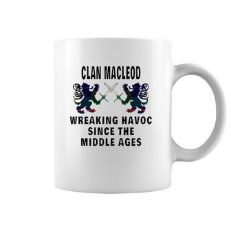 Macleod Scottish Tartan Scotland Family Clan Name Coffee Mug | Mazezy