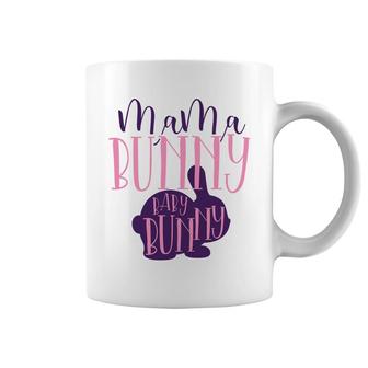 Mama Bunny Baby Bunny Inside Easter Pregnancy Announcement Coffee Mug - Seseable