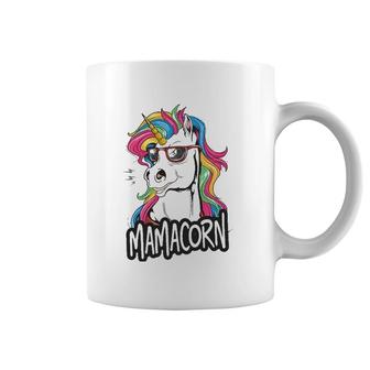 Mamacorn Funny Magical Creature Mom Daughter Fantasy Unicorn Coffee Mug | Mazezy