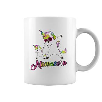 Mamacorn Funny Unicorn Mommy Unicorn Girl And Mother Coffee Mug | Mazezy