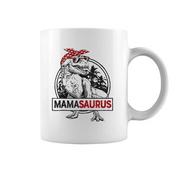 Mamasaurusrex Dinosaur Funny Mama Saurus Family Matching Coffee Mug | Mazezy CA