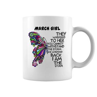 March Girl I Am The Storm Coffee Mug | Mazezy UK