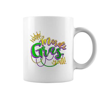 Mardi Gras Attire Happy Mardi Gras Coffee Mug | Mazezy