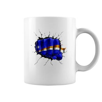 Marshall Islands Flag Marshallese Flag Fist Gift Coffee Mug | Mazezy
