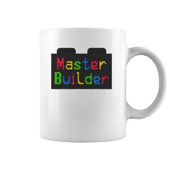 Master Builder Toy Blocks Destroyer Brick Building Boy Coffee Mug | Mazezy