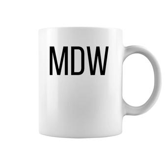 Mdw Midway Chicago Illinois Airport Code Lists Mdw Coffee Mug | Mazezy
