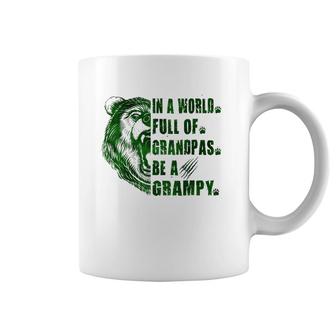 Mens In A World Full Of Grandpas Be A Grampy Father's Day Grampy Coffee Mug | Mazezy CA