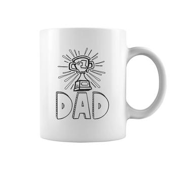 Mens Mens 1 Dad Coloring Tee Diy Father's Day Gift Idea Funny Coffee Mug | Mazezy