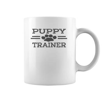 Mens Puppy Trainer Human Gay Pup Play Leather Gear Men Coffee Mug | Mazezy