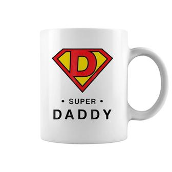 Mens Super Daddy Gift Father's Day Present Super Hero Coffee Mug | Mazezy AU