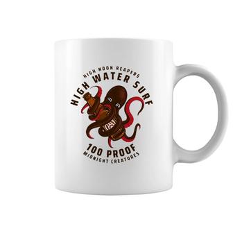 Mens Surfing Surfwear - 100 Proof - Mens Surfer - High Water Surf Coffee Mug | Mazezy