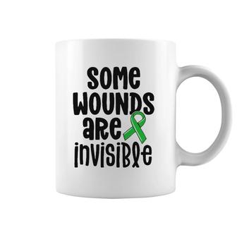 Mental Health Awareness Some Wounds Are Invisible Coffee Mug | Mazezy