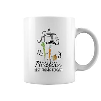 Mirepoix Best Friends Forever Funny Chef Cook Cooking Lover Coffee Mug | Mazezy UK