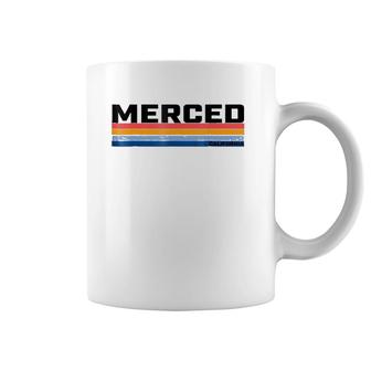 Modern Take On A Retro Style Merced Ca Coffee Mug | Mazezy