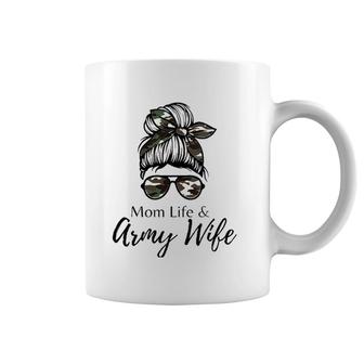 Mom Life And Army Wife Coffee Mug | Mazezy