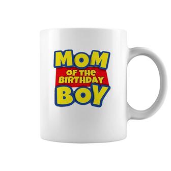 Mom Of The Birthday Boy Gift Tee Coffee Mug | Mazezy