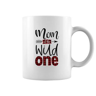 Mom Of The Wild One Buffalo Plaid Coffee Mug | Mazezy AU