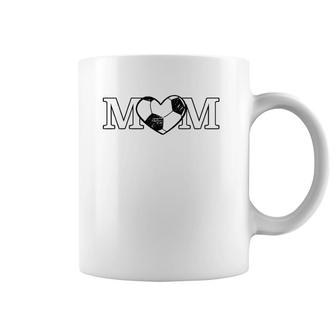 Mom Soccer Player Ball Heart Mother’S Day Coffee Mug | Mazezy