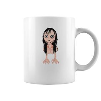 Momo Creepy Face Spooky Halloween Momo Coffee Mug - Thegiftio