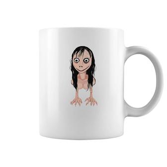 Momo Creepy Face Spooky Halloween Momo Coffee Mug - Thegiftio UK