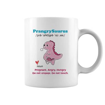 Mother's Day Pregnant Mom Prangrysaurus Pregnancy Surprise Coffee Mug | Mazezy