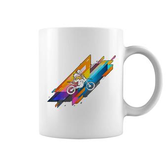 Motocross Dirt Bike Water Color Coffee Mug | Mazezy