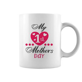 My First Mother's Day Funny Gift Idea For 1St Mom Coffee Mug | Mazezy