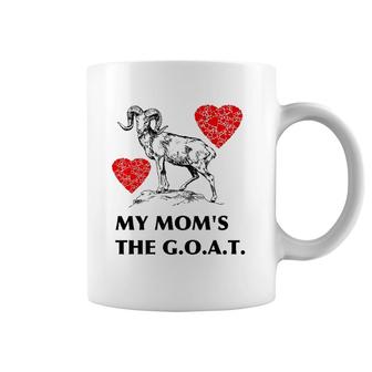 My Mom's The GOAT Greatest Of All Time Mother's Day Tee Coffee Mug | Mazezy