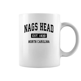 Nags Head North Carolina Nc Vintage Sports Design Black Design Coffee Mug | Mazezy