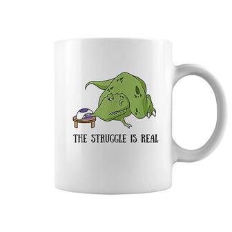 Nail Tech Shirt Tyrannosaurus Rex Drying Nails Coffee Mug | Mazezy