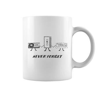 Never Forget Retro Cassette Tape Coffee Mug | Mazezy