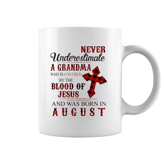 Never Underestimate A Grandma Who Was Born In August Coffee Mug | Mazezy