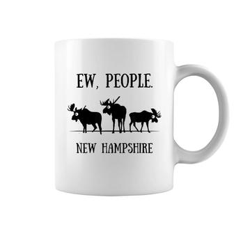 New Hampshire Moose Ew People Coffee Mug | Mazezy